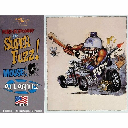 ATLANTIS MODELS 6.5 in. Fred Flypogger As Superfuzz Car Model AANM104